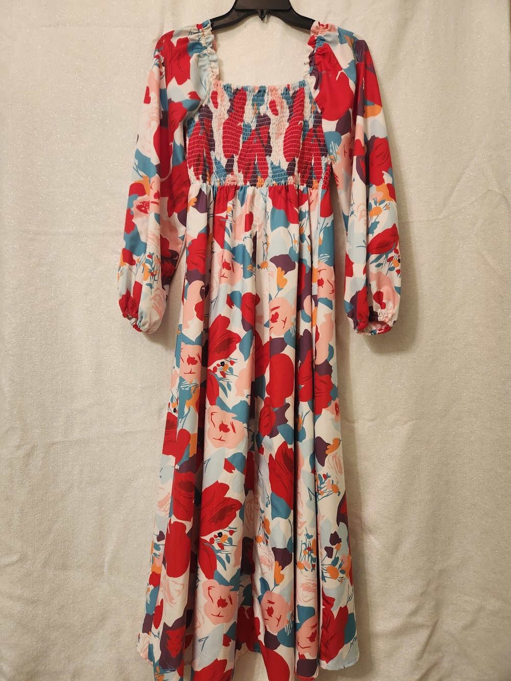 Floral Long Sleeve Maxi Dress - Picture 2 of 2